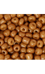 Glasperlen rocailles 6/0 (4mm)  Sugar almond brown